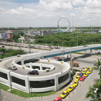 โครงการก่อสร้างสะพานลอยรถยนต์เชื่อมทางออก ศูนย์การค้าแฟชั่นไอส์แลนด์ กับ ทางหลวงหมายเลข 304 (ถนนรามอินทรา)